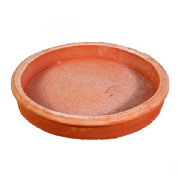 Riesiger Terracotta-Untersetzer aus Impruneta Ø 85 cm – Handgefertigte Qualität für große Pflanzgefäße